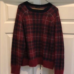 JCrew Plaid Sweater
